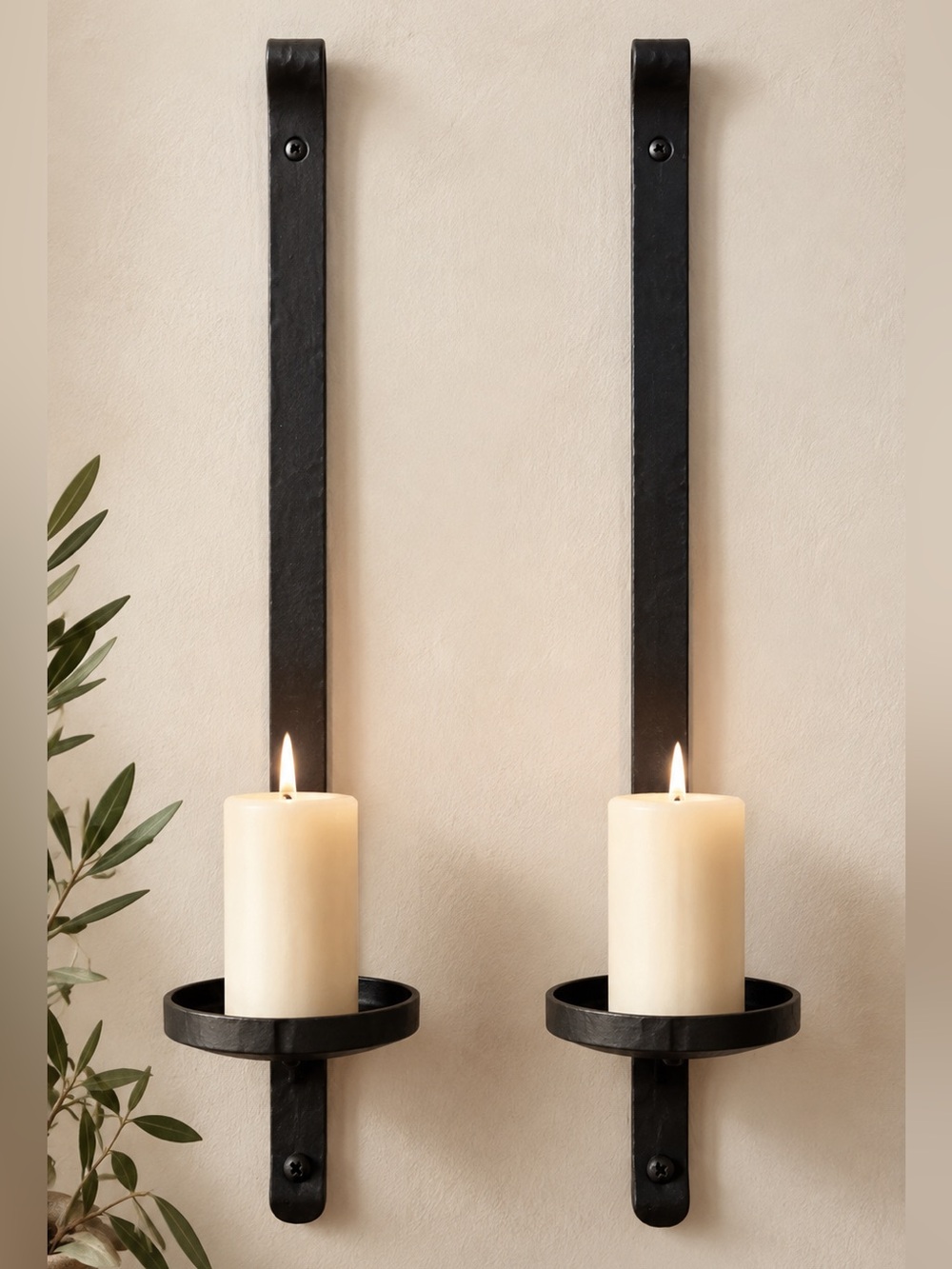 Pottery Barn Artisanal Wall Candle Holders – Set of 2 – NWT